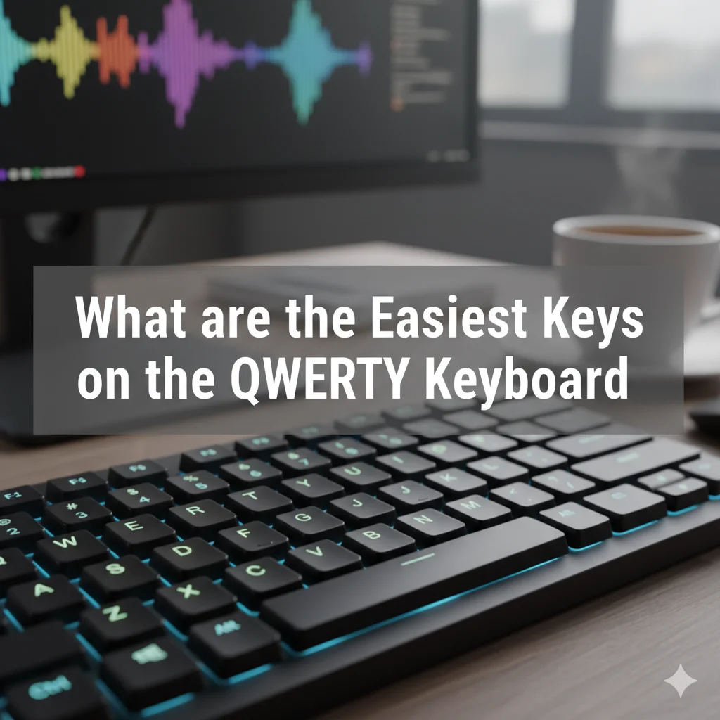 Easiest Keys on the QWERTY Keyboard